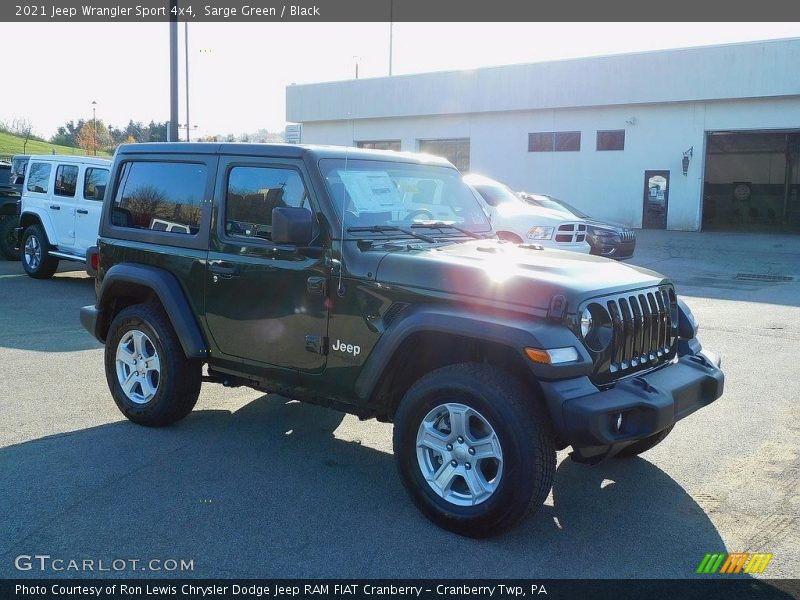 Sarge Green / Black 2021 Jeep Wrangler Sport 4x4