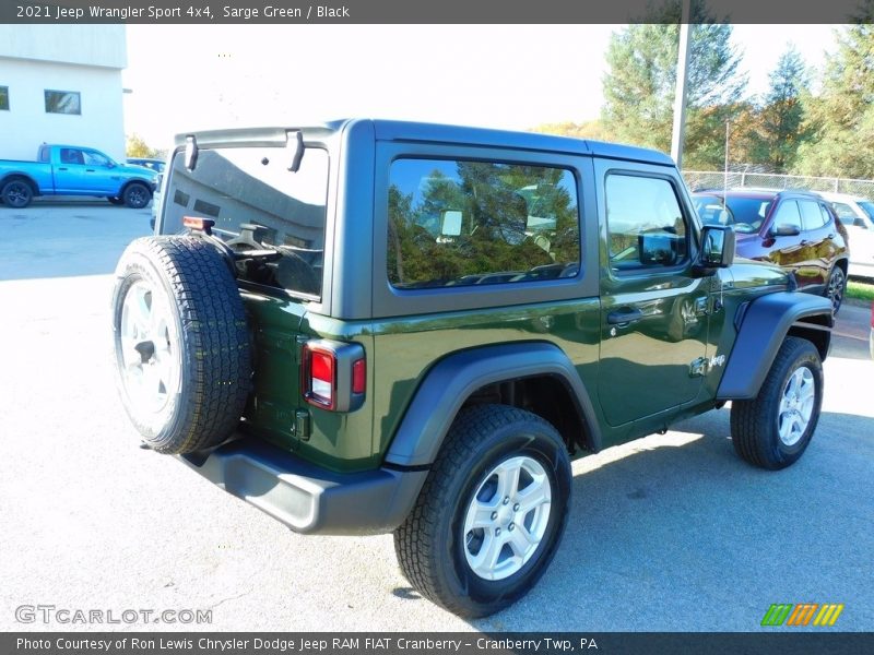 Sarge Green / Black 2021 Jeep Wrangler Sport 4x4