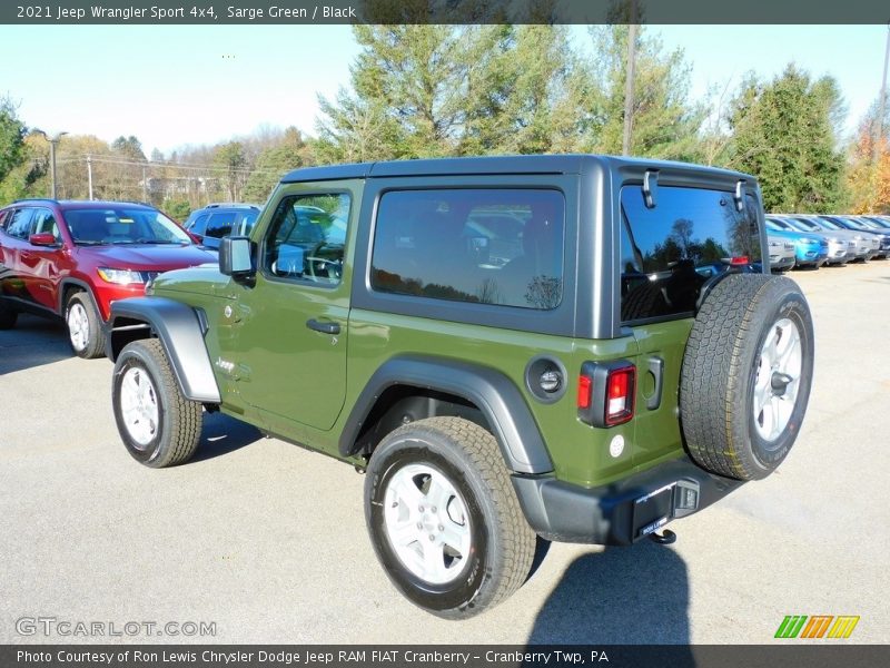 Sarge Green / Black 2021 Jeep Wrangler Sport 4x4