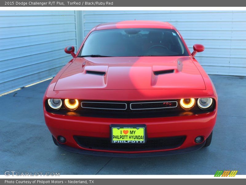 TorRed / Black/Ruby Red 2015 Dodge Challenger R/T Plus