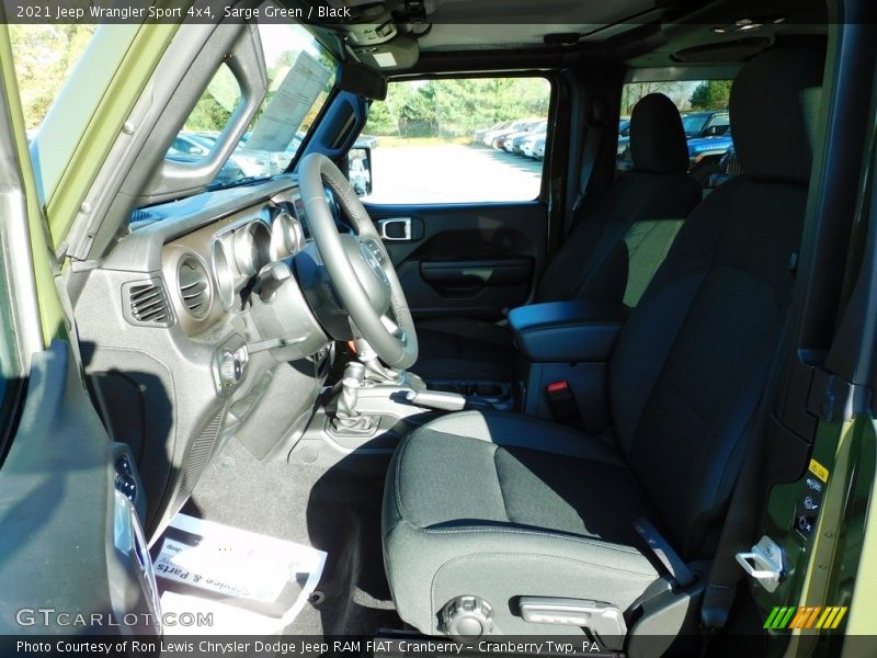 Sarge Green / Black 2021 Jeep Wrangler Sport 4x4
