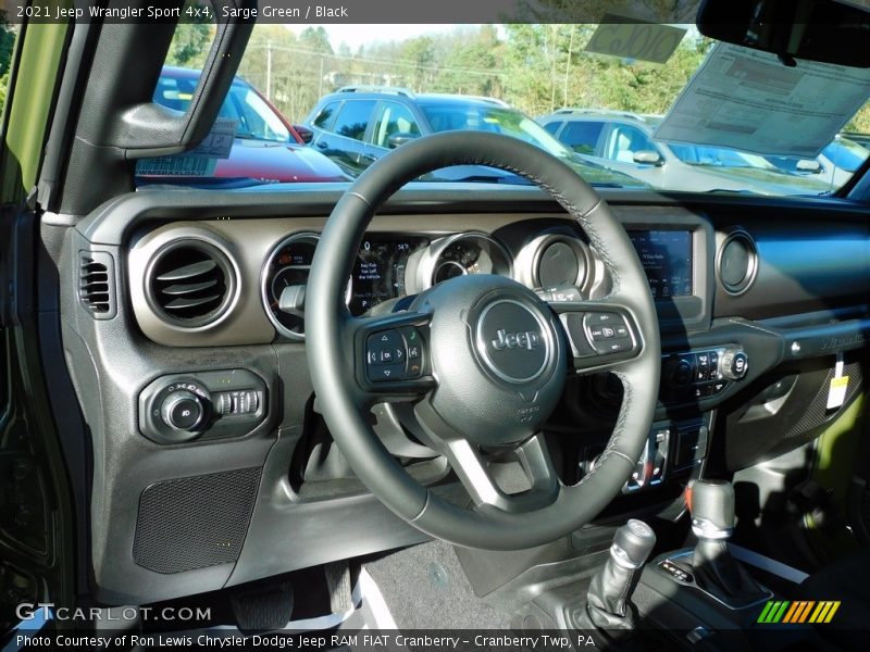 Sarge Green / Black 2021 Jeep Wrangler Sport 4x4