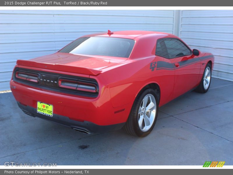 TorRed / Black/Ruby Red 2015 Dodge Challenger R/T Plus