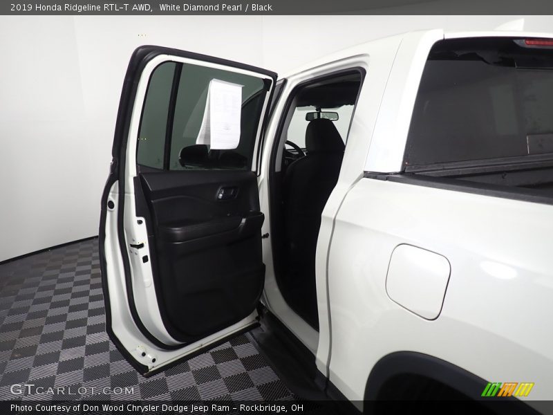White Diamond Pearl / Black 2019 Honda Ridgeline RTL-T AWD