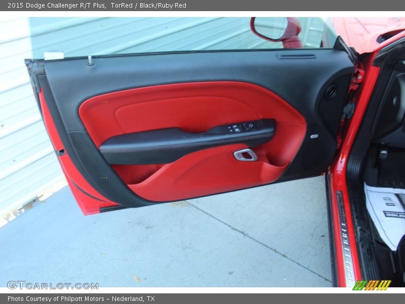 TorRed / Black/Ruby Red 2015 Dodge Challenger R/T Plus