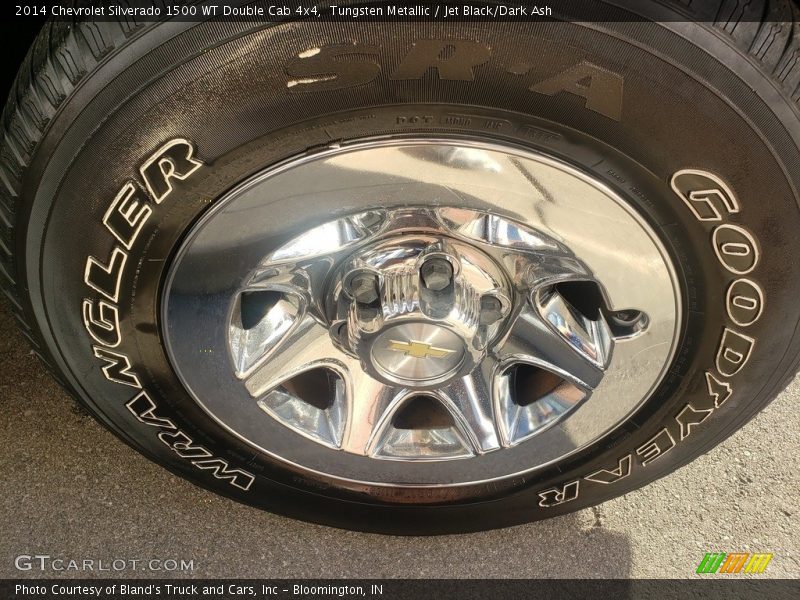 Tungsten Metallic / Jet Black/Dark Ash 2014 Chevrolet Silverado 1500 WT Double Cab 4x4