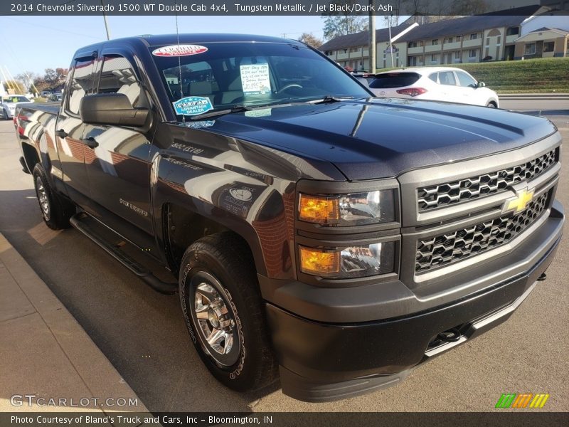 Tungsten Metallic / Jet Black/Dark Ash 2014 Chevrolet Silverado 1500 WT Double Cab 4x4
