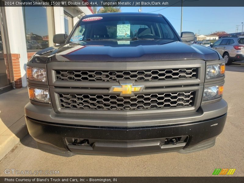 Tungsten Metallic / Jet Black/Dark Ash 2014 Chevrolet Silverado 1500 WT Double Cab 4x4