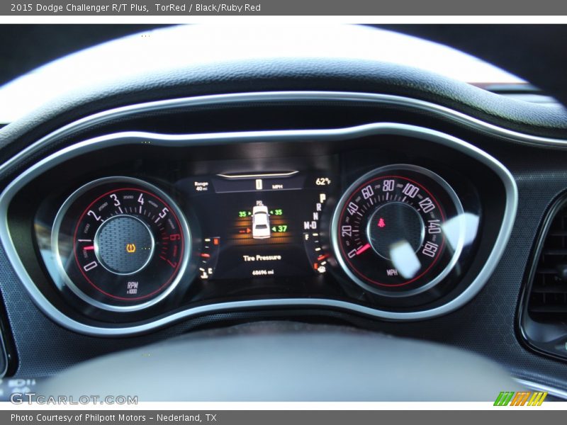 TorRed / Black/Ruby Red 2015 Dodge Challenger R/T Plus
