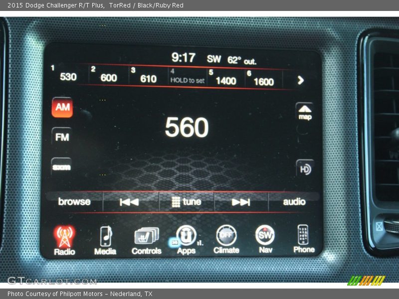 TorRed / Black/Ruby Red 2015 Dodge Challenger R/T Plus