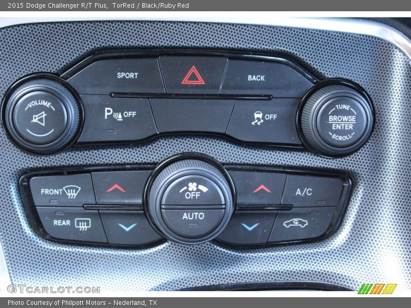 TorRed / Black/Ruby Red 2015 Dodge Challenger R/T Plus