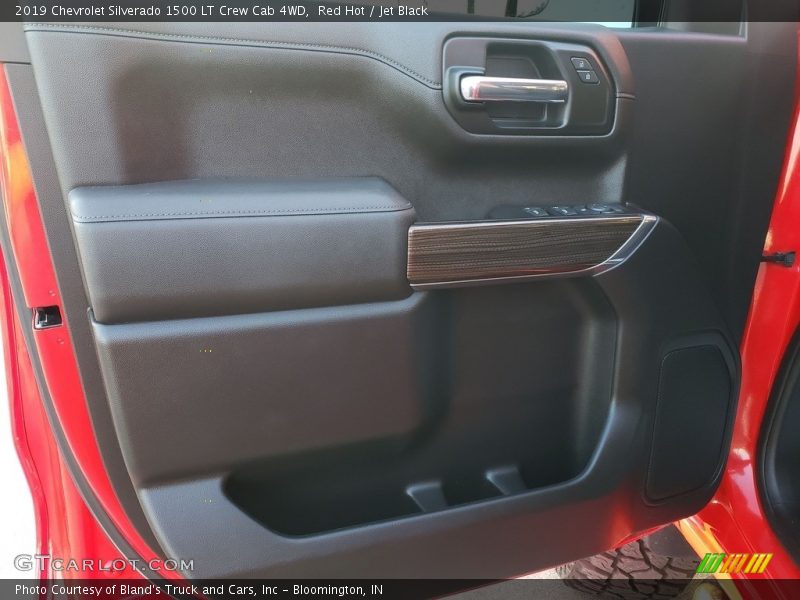 Red Hot / Jet Black 2019 Chevrolet Silverado 1500 LT Crew Cab 4WD