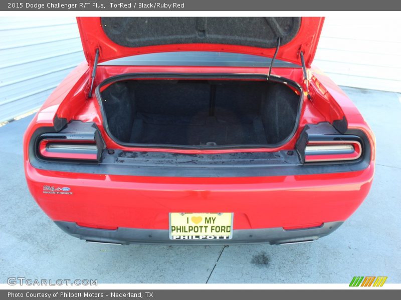 TorRed / Black/Ruby Red 2015 Dodge Challenger R/T Plus