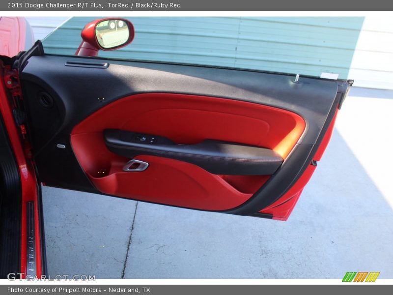 TorRed / Black/Ruby Red 2015 Dodge Challenger R/T Plus