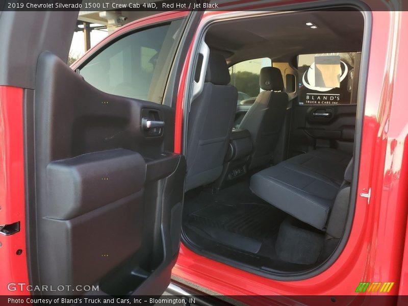 Red Hot / Jet Black 2019 Chevrolet Silverado 1500 LT Crew Cab 4WD