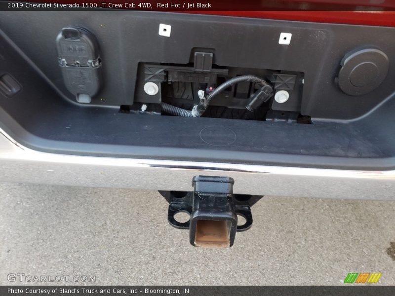 Red Hot / Jet Black 2019 Chevrolet Silverado 1500 LT Crew Cab 4WD