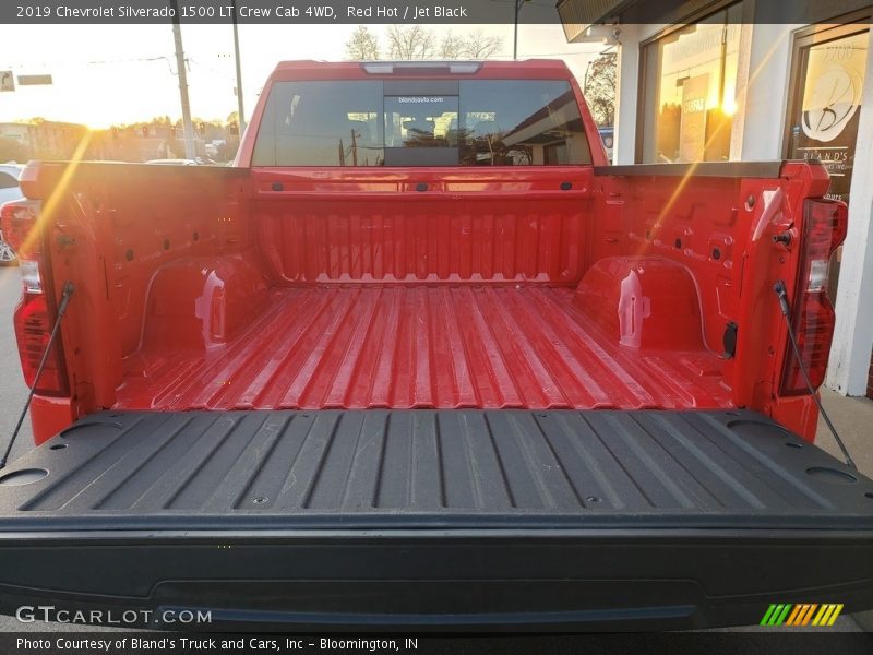 Red Hot / Jet Black 2019 Chevrolet Silverado 1500 LT Crew Cab 4WD