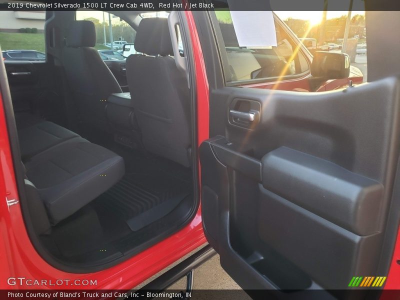 Red Hot / Jet Black 2019 Chevrolet Silverado 1500 LT Crew Cab 4WD