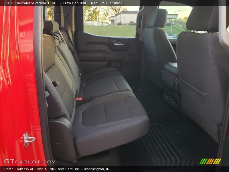Red Hot / Jet Black 2019 Chevrolet Silverado 1500 LT Crew Cab 4WD