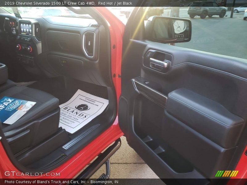 Red Hot / Jet Black 2019 Chevrolet Silverado 1500 LT Crew Cab 4WD