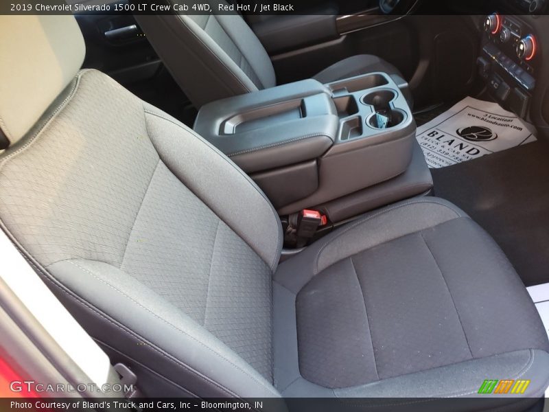 Red Hot / Jet Black 2019 Chevrolet Silverado 1500 LT Crew Cab 4WD