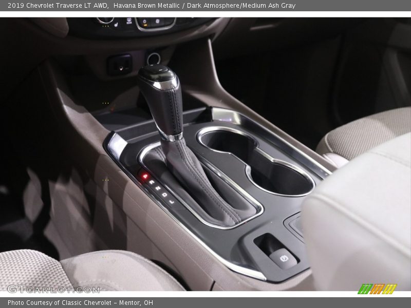 Havana Brown Metallic / Dark Atmosphere/Medium Ash Gray 2019 Chevrolet Traverse LT AWD
