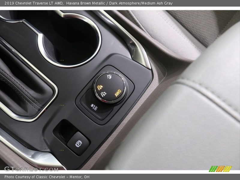 Havana Brown Metallic / Dark Atmosphere/Medium Ash Gray 2019 Chevrolet Traverse LT AWD