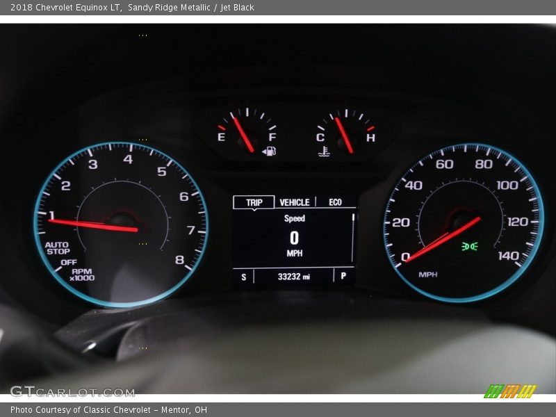 Sandy Ridge Metallic / Jet Black 2018 Chevrolet Equinox LT