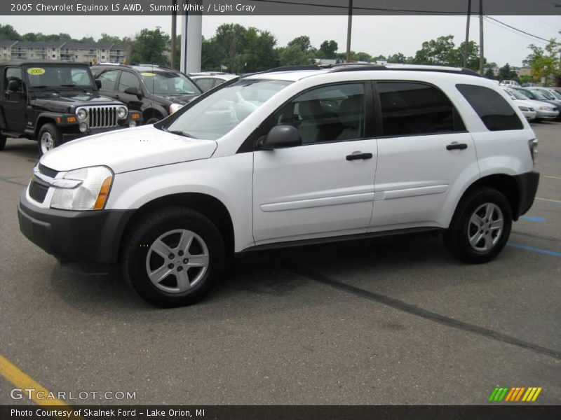 Summit White / Light Gray 2005 Chevrolet Equinox LS AWD