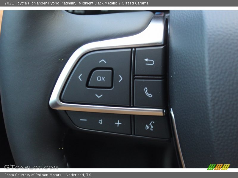  2021 Highlander Hybrid Platinum Steering Wheel