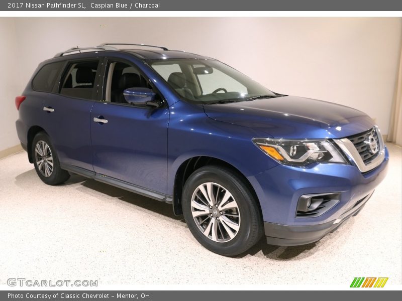 Caspian Blue / Charcoal 2017 Nissan Pathfinder SL