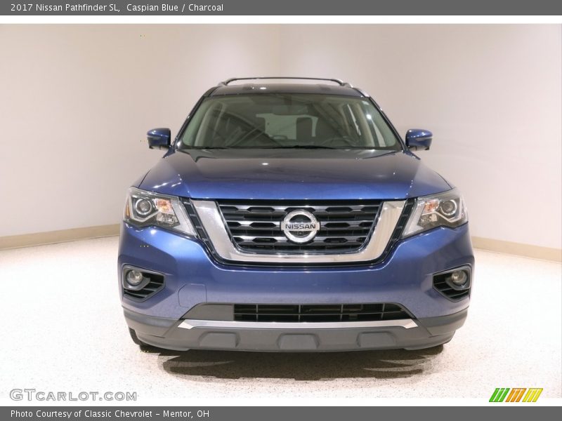 Caspian Blue / Charcoal 2017 Nissan Pathfinder SL