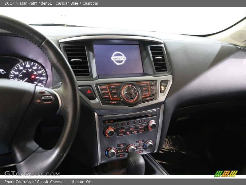 Caspian Blue / Charcoal 2017 Nissan Pathfinder SL