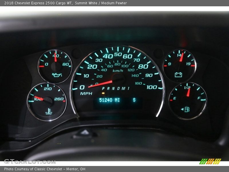 Summit White / Medium Pewter 2018 Chevrolet Express 2500 Cargo WT