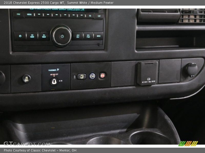 Summit White / Medium Pewter 2018 Chevrolet Express 2500 Cargo WT