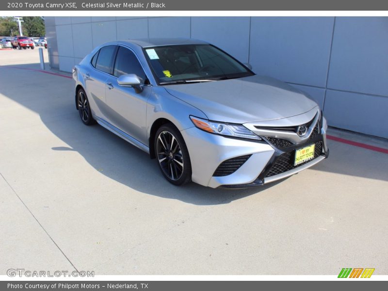 Celestial Silver Metallic / Black 2020 Toyota Camry XSE