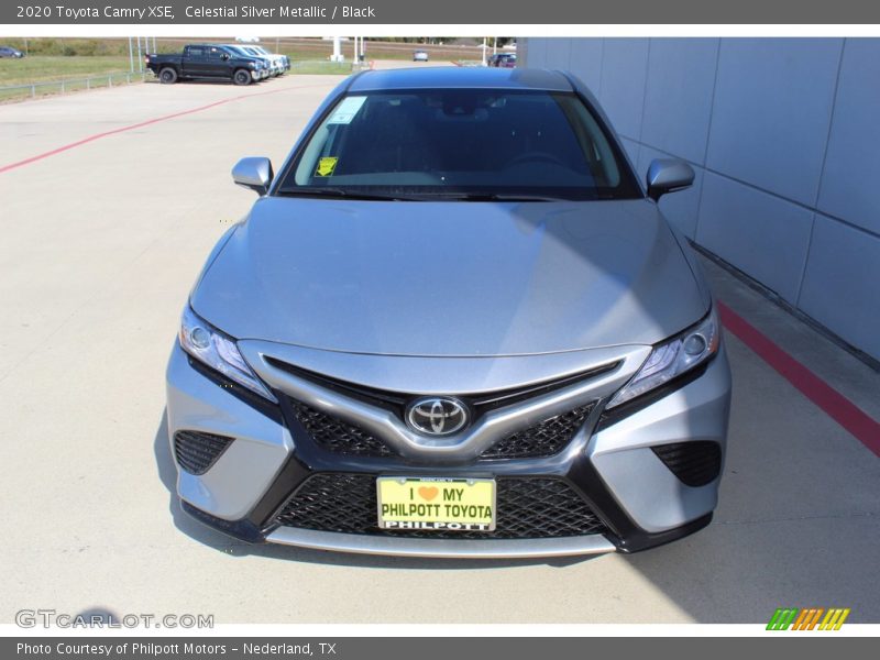 Celestial Silver Metallic / Black 2020 Toyota Camry XSE