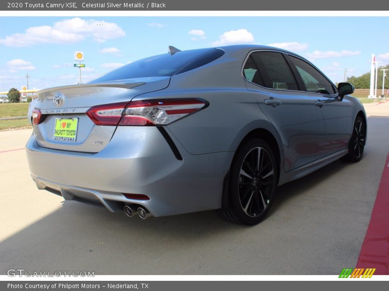 Celestial Silver Metallic / Black 2020 Toyota Camry XSE