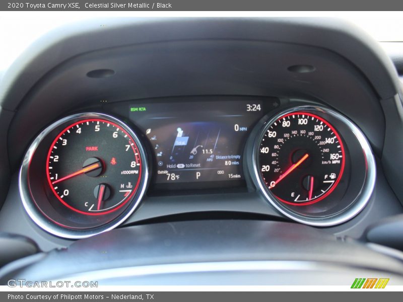 Celestial Silver Metallic / Black 2020 Toyota Camry XSE