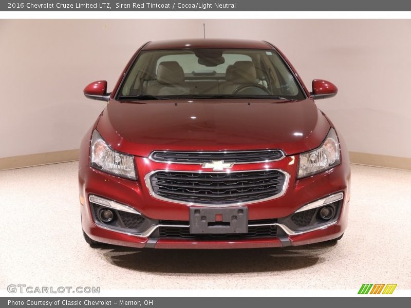 Siren Red Tintcoat / Cocoa/Light Neutral 2016 Chevrolet Cruze Limited LTZ