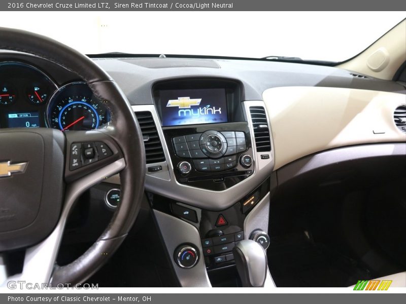 Siren Red Tintcoat / Cocoa/Light Neutral 2016 Chevrolet Cruze Limited LTZ