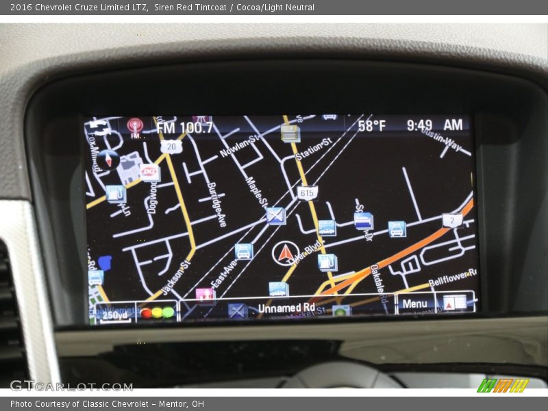 Siren Red Tintcoat / Cocoa/Light Neutral 2016 Chevrolet Cruze Limited LTZ