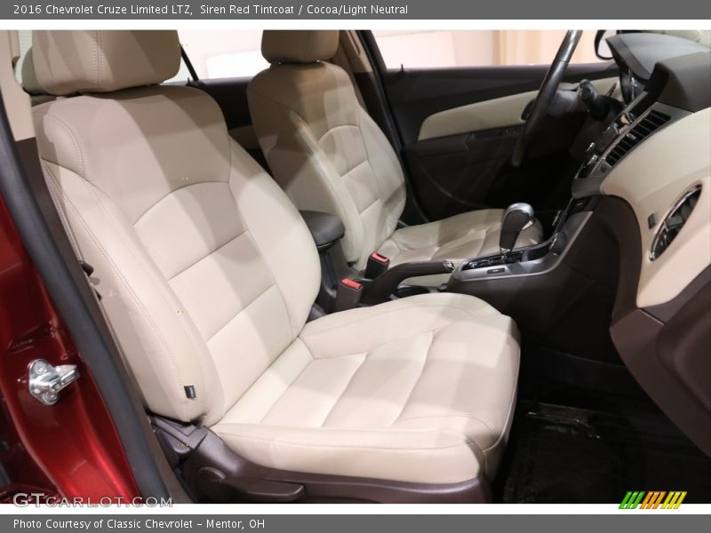 Siren Red Tintcoat / Cocoa/Light Neutral 2016 Chevrolet Cruze Limited LTZ