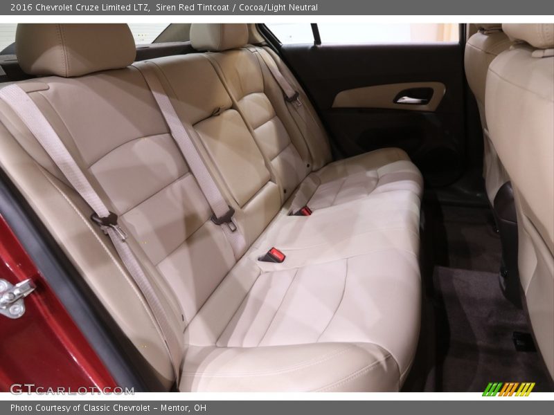 Siren Red Tintcoat / Cocoa/Light Neutral 2016 Chevrolet Cruze Limited LTZ
