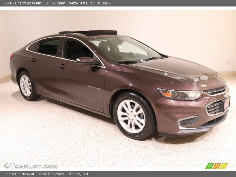 Autumn Bronze Metallic / Jet Black 2016 Chevrolet Malibu LT