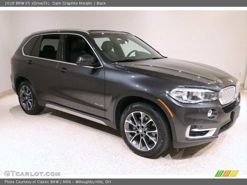 Dark Graphite Metallic / Black 2018 BMW X5 xDrive35i