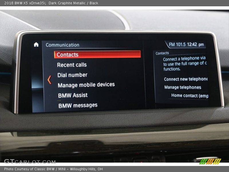 Dark Graphite Metallic / Black 2018 BMW X5 xDrive35i