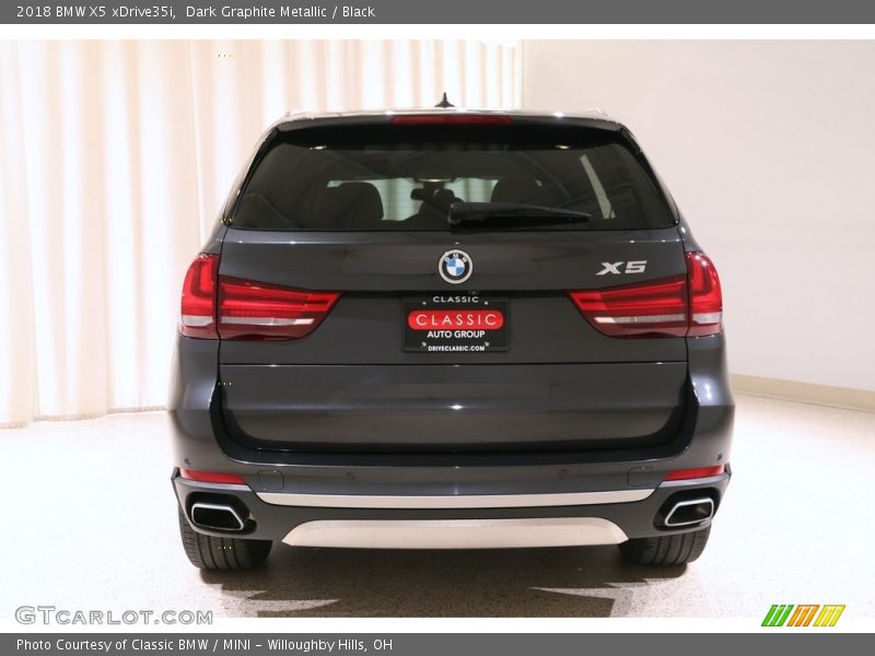 Dark Graphite Metallic / Black 2018 BMW X5 xDrive35i