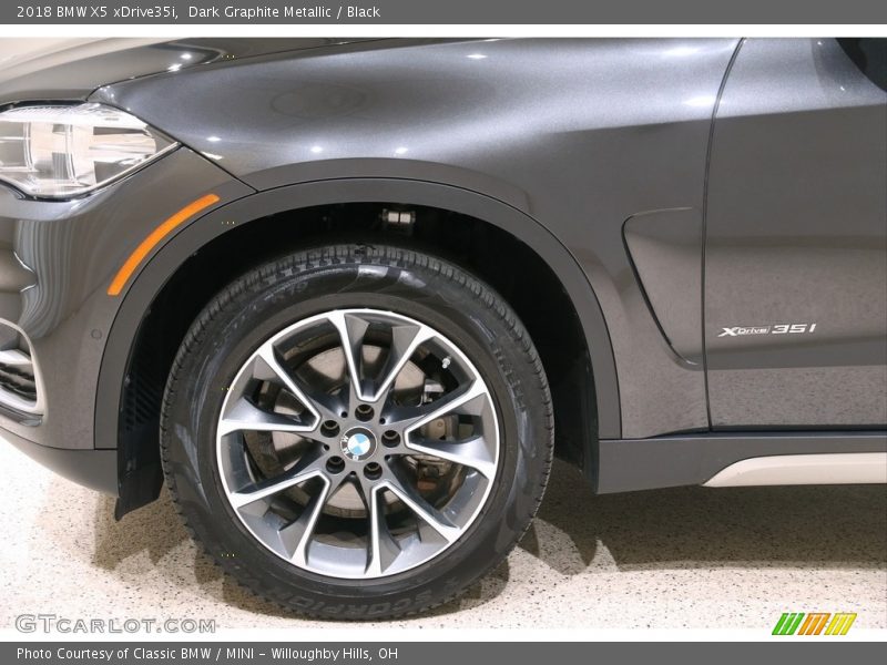 Dark Graphite Metallic / Black 2018 BMW X5 xDrive35i