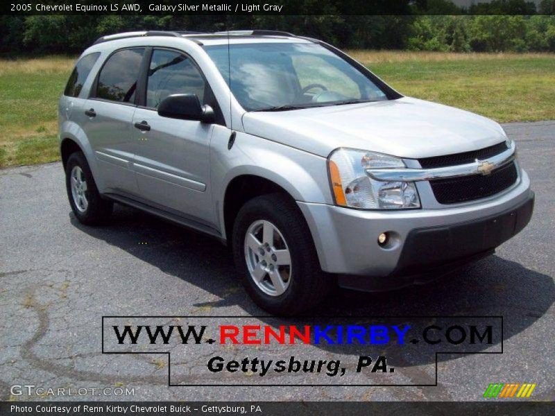 Galaxy Silver Metallic / Light Gray 2005 Chevrolet Equinox LS AWD